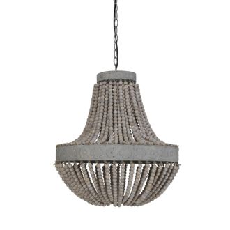 Light & Living Light & Living - L&aacute;mpara Colgante - Luna - Natural - Metal