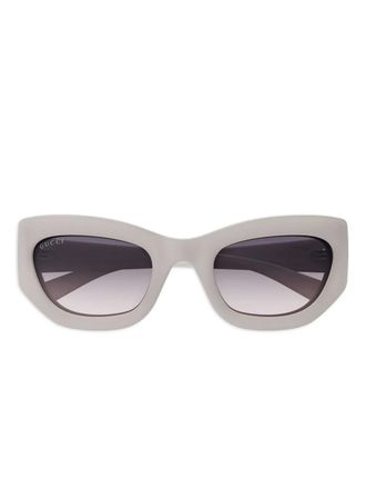 Gucci Zonnebril met cat-eye montuur - Grijs