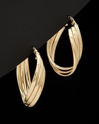 Italian Gold, Inc 14K Italian Gold Triple Oval Hoop Earrings