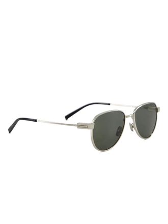 Saint Laurent Eyewear SL 722 sunglasses - men - Nylon/Metal - One Size - Silver