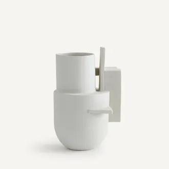 AM.PM Geometrische vaas in mat keramiek, Marex