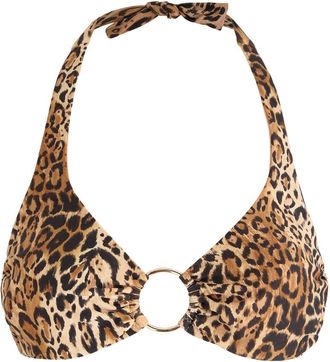 Melissa Odabash Brussels Leopard-print Bikini top - 38 (UK6 / XS)