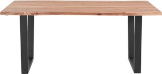 MCA Furniture Esstisch »Calabria« Massivholz mit Baumkante