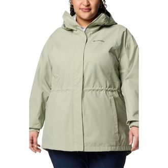 Columbia Hikebound II Long Waterproof Jacket in Safari at Nordstrom, Size 2X