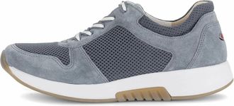 Gabor Rollingsoft Sneaker - Dames - Schoenen - Blauw - Maat: 36 1/2 EU Su&egrave;de