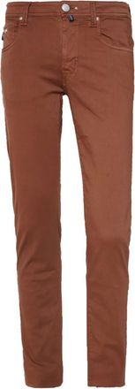 Sartoria Tramarossa Effen katoenen broek - Bruin