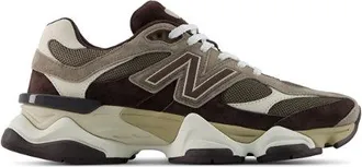 New Balance Unisex 9060 in Marrone, Pelle Scamosciata/Rete, Taglia 37.5