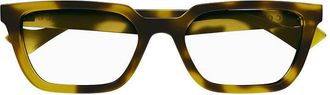 Gucci GG1539O004 Tortoiseshell Acetate Square Eyeglasses - Brown
