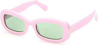 GCDS GD0027 72N Mens Sunglasses Pink Size 53