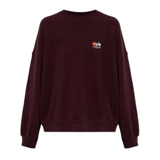 American Vintage Atubay Sweatshirt - Dames - Sweatshirts - Paars - M - Katoen - Hoodies & sweatvesten