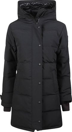 Canada Goose Shelburne Quilted Black Hooded Parka