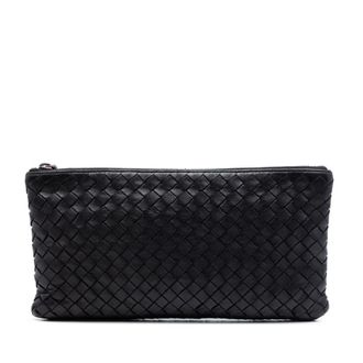 Bottega Veneta Pre-owned Bottega Veneta Nappa Intrecciato Zip Pouch Ladies NHBWW443M7OQIRET