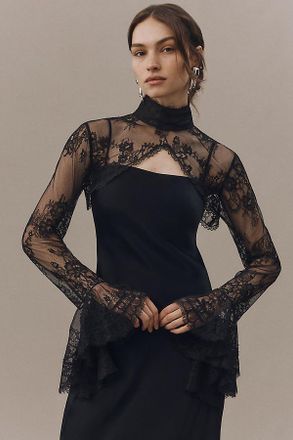 Geisha Designs Long-Sleeve Lace Topper