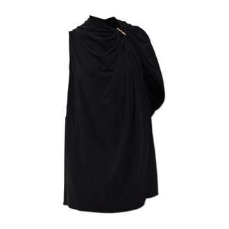Sportmax Sportmax, Party Dresses, female, Black, Size: XS Epoche Draped Mini Dress