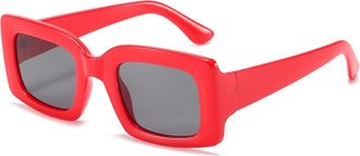 Generic Mens And Womens Vacation Sunglasses Commuter Decorative Outdoor Sun Glasses(Red)