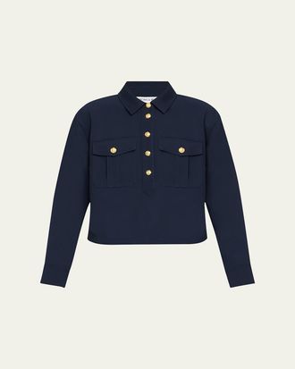 Veronica Beard Colvin Long-Sleeve Top