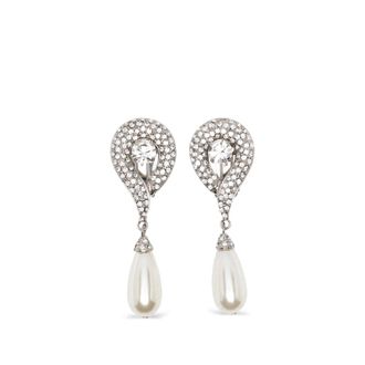 Alessandra Rich Faux-pearl Earrings