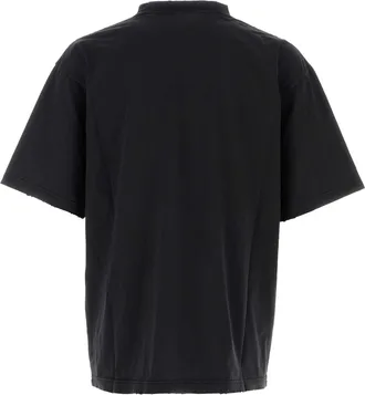 Balenciaga Graphic Print T-Shirt - Black