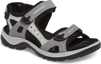 Ecco Yucatan Sandal in Titanium Leather at Nordstrom, Size 10-10.5Us