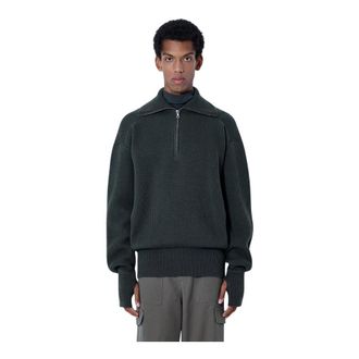 Rier Jersey de cuello alto acanalado - Knitwear - Hombre - Verde - XL