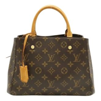 Louis Vuitton Pre-owned Handbags, female, Brown, Size: ONE SIZE Pre-owned Monogram Canvas Shoulder Bag