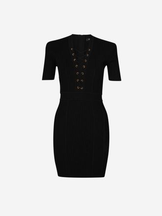 Balmain Knitted Mini Dress