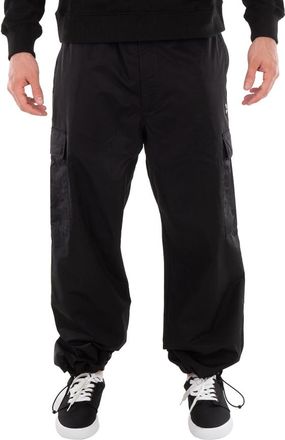 Kenzo Drawstring Straight-Leg Cargo Pants, Size Medium