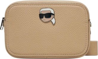 Karl Lagerfeld Dame Schoudertas - Dames - Schoudertassen - Beige - ONE Size - Tassen