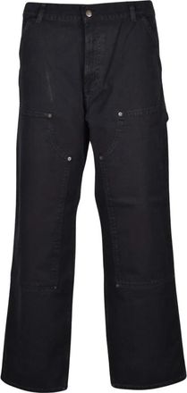 Amish Pantalone - Heren - Straight fit broeken - Zwart - W35 - Katoen - Broeken