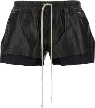 Rick Owens leren shorts mistboxers