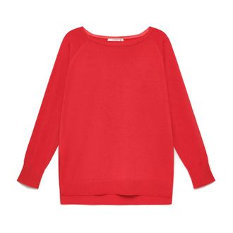 Maliparmi Maliparmi, Truien & Vesten, Dames, Rood, M, Katoen, Colours of the World Sweater