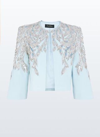 Jenny Packham Versalilles Jacket in Porcelain at Nordstrom, Size 8 Uk