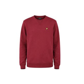 Lyle & Scott Iconica Crew Neck - - Sweatshirts & Hoodies - Uomo - Rosso - M