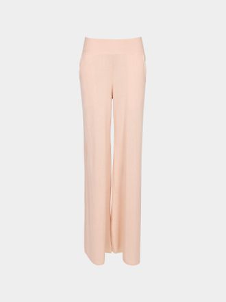 Frenckenberger Womens Cashmere and Silk Wide Trousers