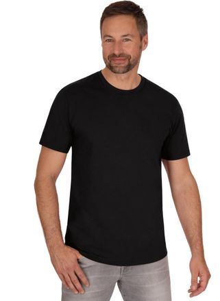 Trigema T-Shirt TRIGEMA TRIGEMA T-Shirt aus 100% Biobaumwolle, Herren, Gr. 3XL, schwarz (schwarz, c2c), 100% Baumwolle (Bio-Baumwolle kbA), Basic, Shirts T-Sh