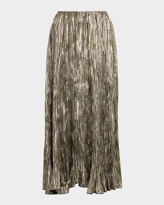 Ulla Johnson Elsa Pleated Maxi Skirt