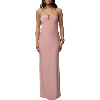JLUXLABEL Drift Serenity Maxi Dress in Dusty Rose at Nordstrom, Size X-Large