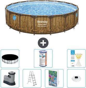 Bestway Piscina Bestway Power Steel Redonda - 549x122 Cm - 8-piezas S622