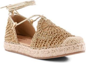 Seychelles Serendipity Espadrille Sandal in Gold at Nordstrom, Size 10