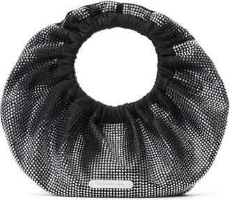 Alexander Wang mini Crescent tote bag - women - Polyester/Crystal - One Size - Black