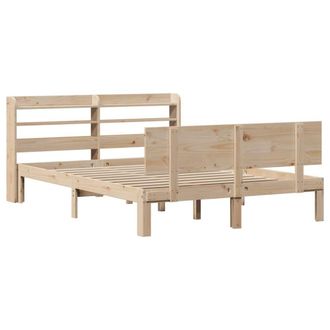 Berkfield Home Beautiful Bed Frame with Headboard without Mattress 160x200 cm in Tan
