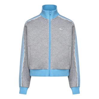 adidas Knit Track Top Asia Sizing Medium Grey Heather LF2335