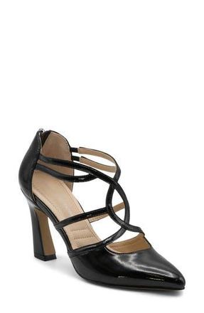 Adrienne Vittadini Nikita Pump in Black Pat at Nordstrom Rack, Size 7.5