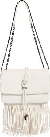 Steve Madden Zarina Fringe Crossbody Bag in Ivory at Nordstrom Rack
