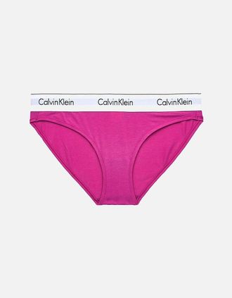 Calvin Klein Womens Modern Cotton Bikini Brief, Bright Magenta - Pink - Size: 10