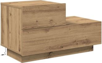 vidaXL Vidaxl - Bedside Cabinet Artisan oak 70 x 36 x 40.5 cm Engineered wood