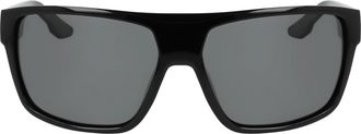 Columbia Mens Sunglasses C571SP FAIRBANKS - Black/Smoke with Smoke Solid Polarized Lens