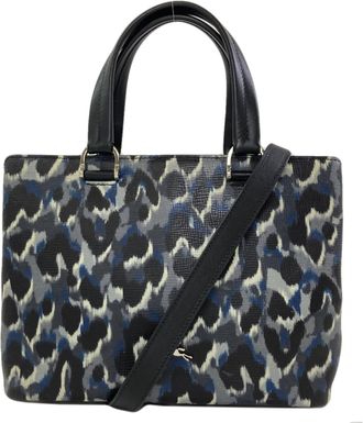 Longchamp blue Leather Handbag (Pre-Owned)