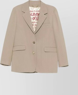 Golden Goose journey ws sb over jacket maia pinstripe