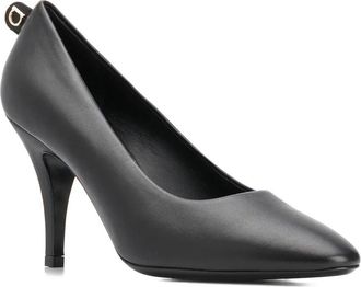 Ferragamo Gancini 95Mm Leather Pump